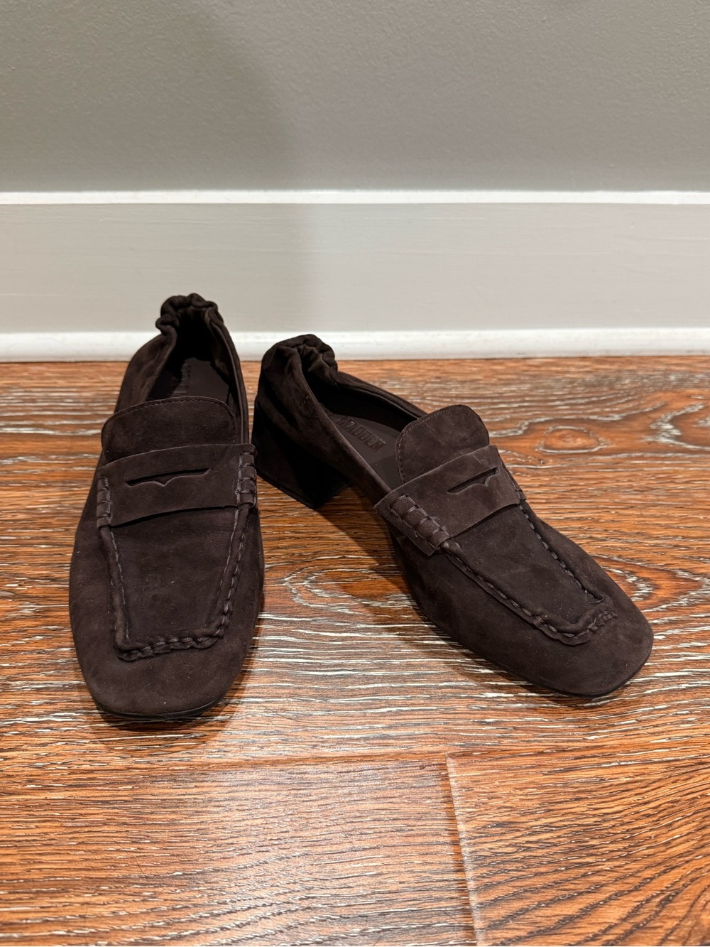 Steve Madden Women's Este Block Heel Loafers - Picture 5 of 8